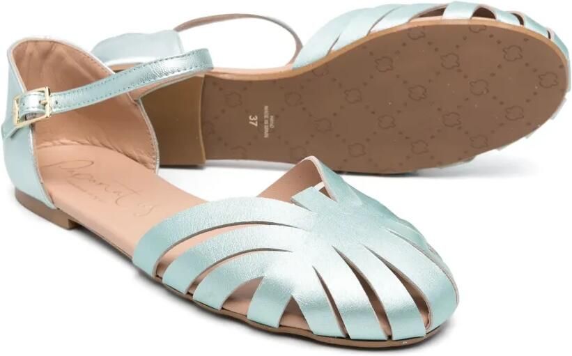 Eli1957 Leren sandalen Blauw - Foto 3