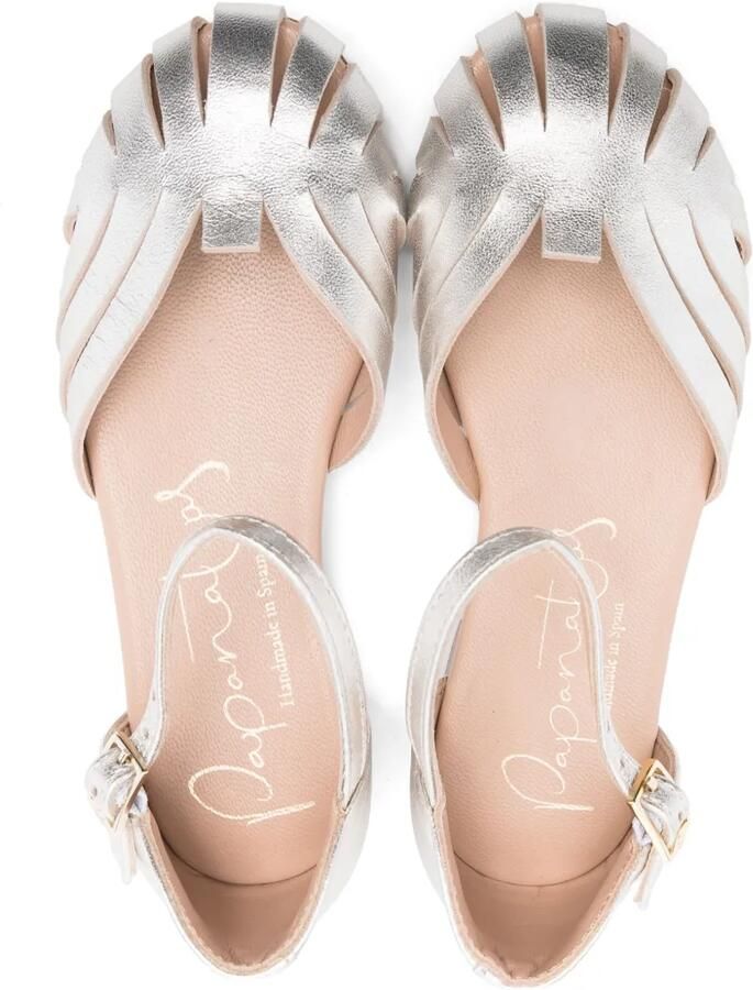 Eli1957 Leren sandalen Zilver - Foto 2