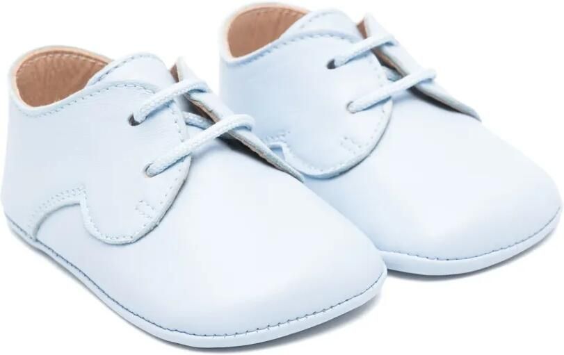 Eli1957 Leren slofjes Blauw