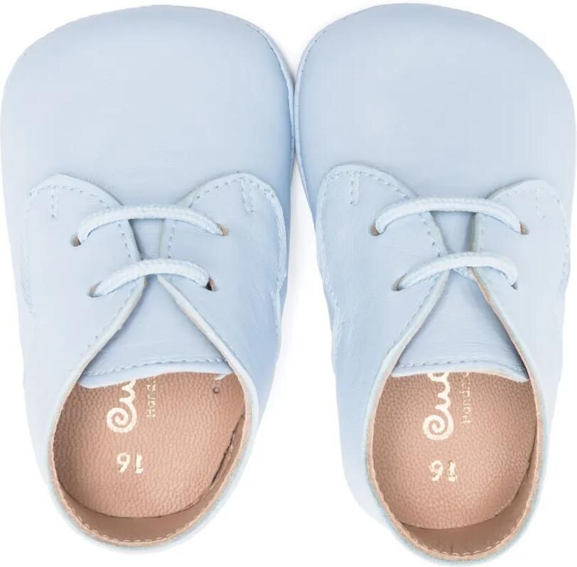 Eli1957 Leren slofjes Blauw - Foto 2
