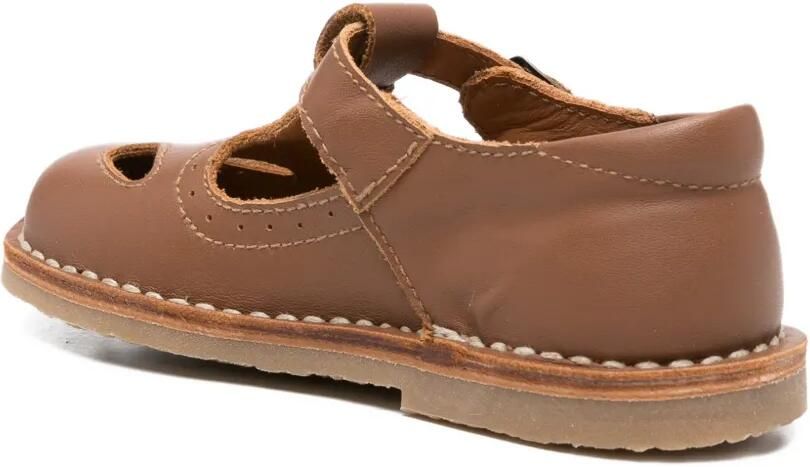 Eli1957 Loafers met gesp Bruin