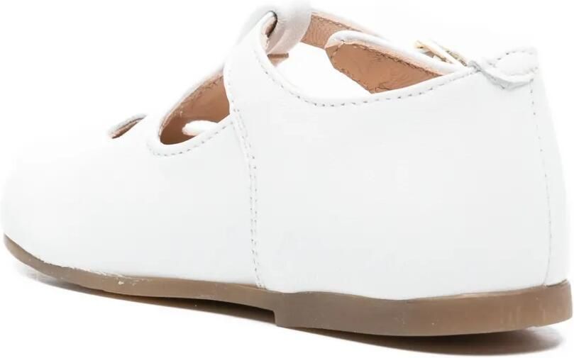 Eli1957 Mocassins met gespdetail Wit