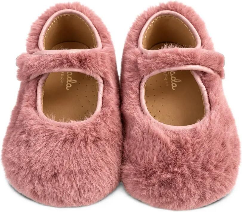 Eli1957 pony-hair touch-strap ballet flats Roze - Foto 2