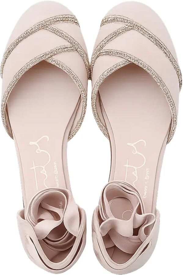 Eli1957 Sandalen met verfraaid detail en enkelbandje Roze - Foto 2