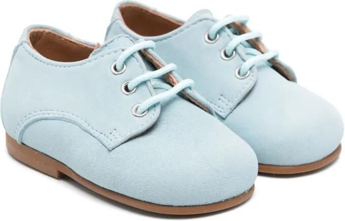 Eli1957 Suède babyschoentjes Blauw