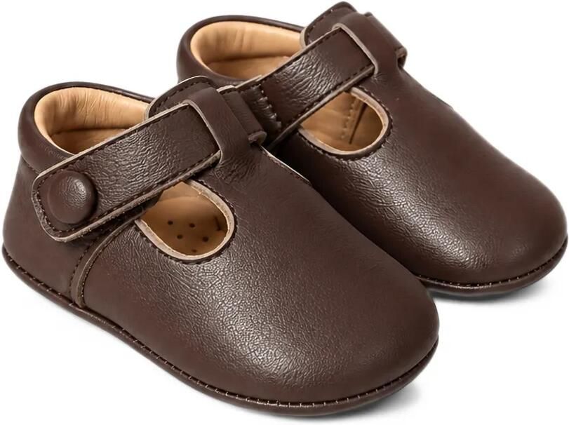 Eli1957 T-bar leather ballet flats Bruin