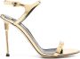 Elisabetta Franchi Joy metallic sandalen Goud - Thumbnail 1