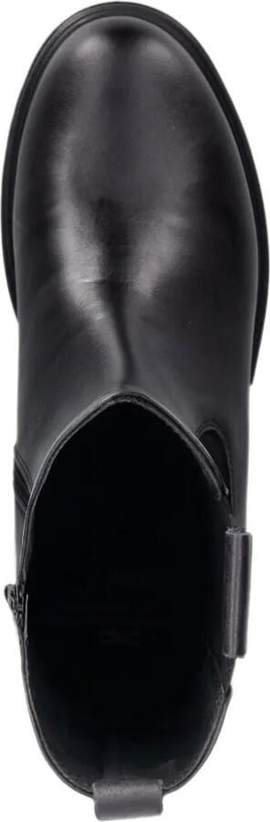 Elisabetta Franchi Kids Chelsea laarzen met chunky zool en logo-plakkaat Zwart