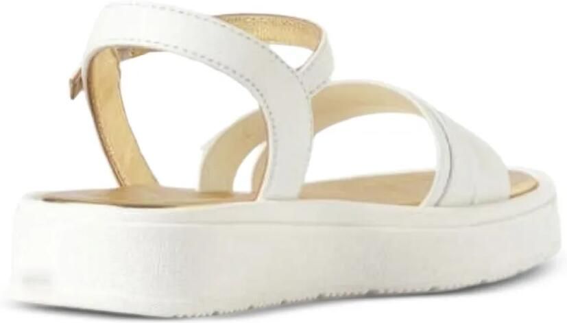 Elisabetta Franchi Kids Sandalen met logoplakkaat Wit - Foto 3