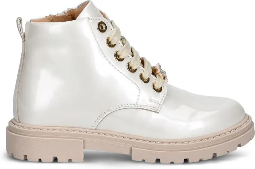 Elisabetta Franchi Kids Veterlaarzen met logoplakkaat Wit - Foto 4