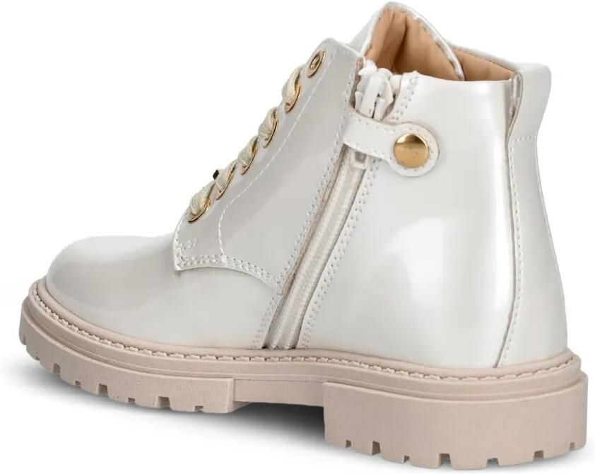 Elisabetta Franchi Kids Veterlaarzen met logoplakkaat Wit - Foto 2