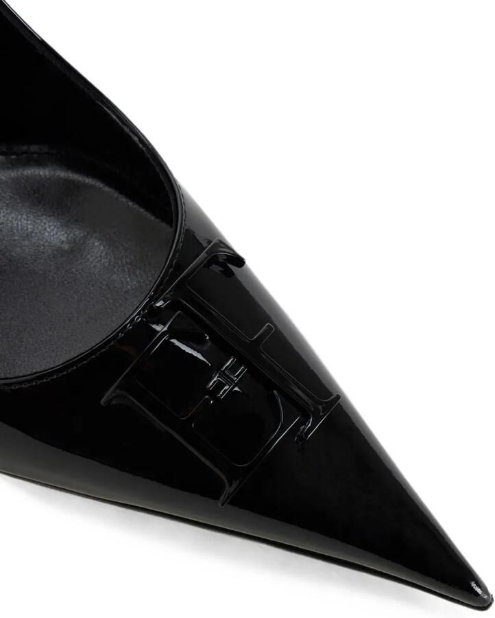 Elisabetta Franchi Lakleren pumps Zwart - Foto 2