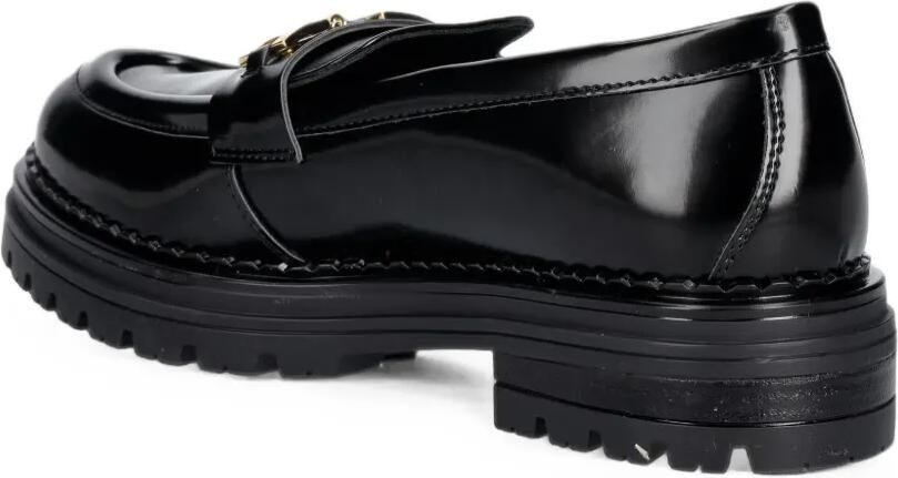 Elisabetta Franchi Loafers met logoplakkaat Zwart - Foto 2