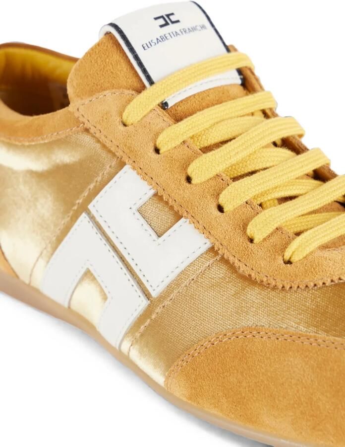 Elisabetta Franchi Nappa sneakers Goud - Foto 3