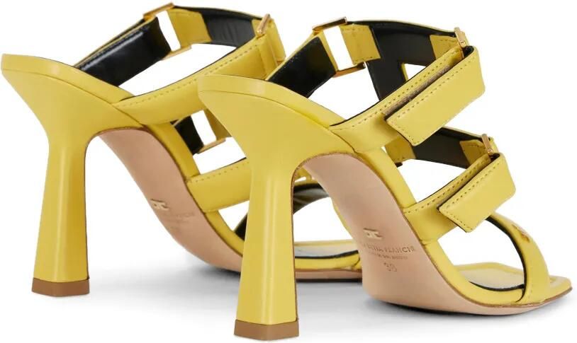 Elisabetta Franchi Nappaleren sandalen Geel - Foto 2