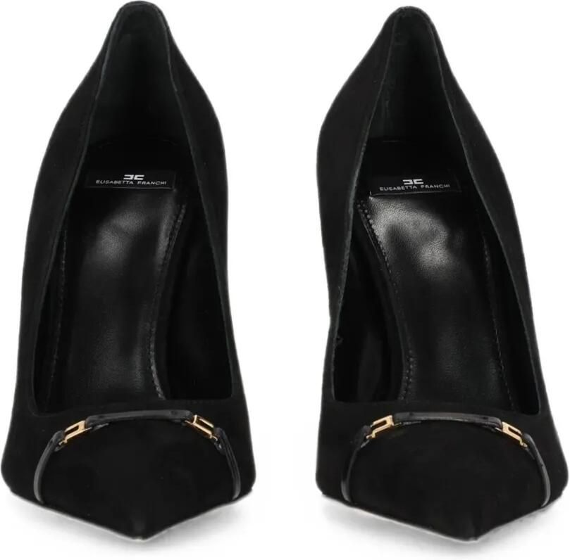 Elisabetta Franchi Pumps met gespdetail en puntige neus Zwart - Foto 2