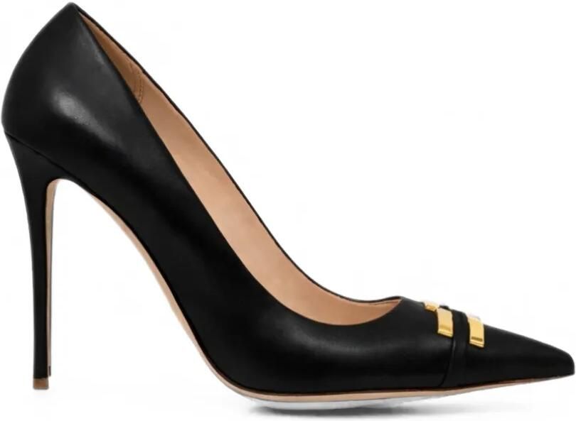 Elisabetta Franchi Pumps met puntige neus Zwart