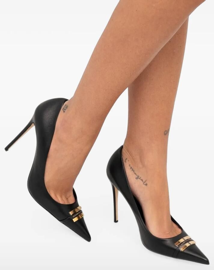 Elisabetta Franchi Pumps met puntige neus Zwart - Foto 2