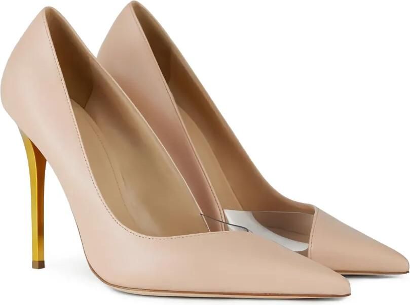 Elisabetta Franchi Pumps met uitgesneden detail Beige - Foto 4
