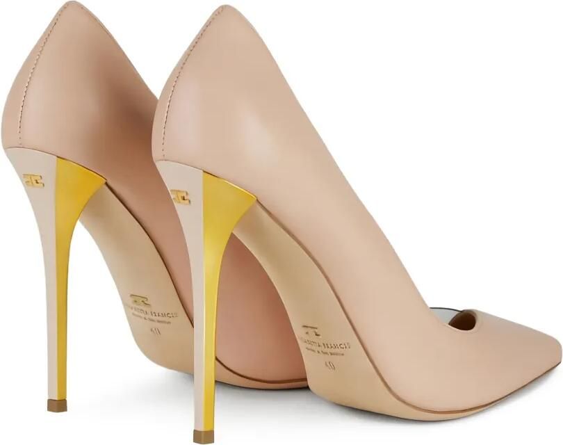 Elisabetta Franchi Pumps met uitgesneden detail Beige - Foto 3
