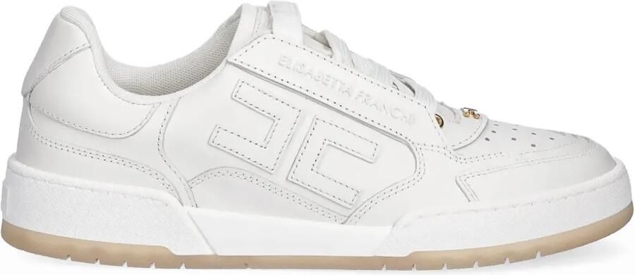 Elisabetta Franchi Sneakers met logo-reliëf Wit