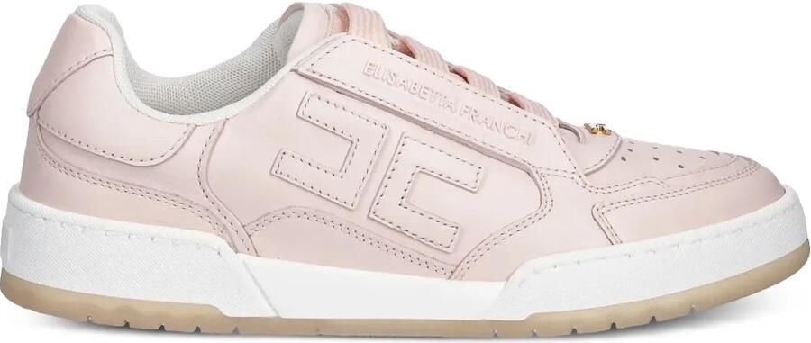 Elisabetta Franchi Sneakers met logoplakkaat Roze