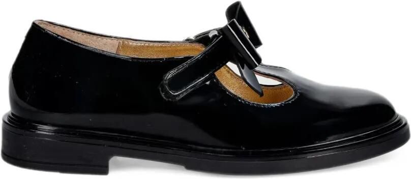 Elisabetta Franchi La Mia Bambina bow-detail flat ballet flats Zwart - Foto 4