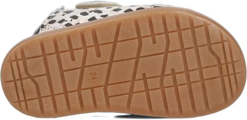 Elisabetta Franchi La Mia Bambina dalmatian-print touch-strap sandals Beige - Foto 3
