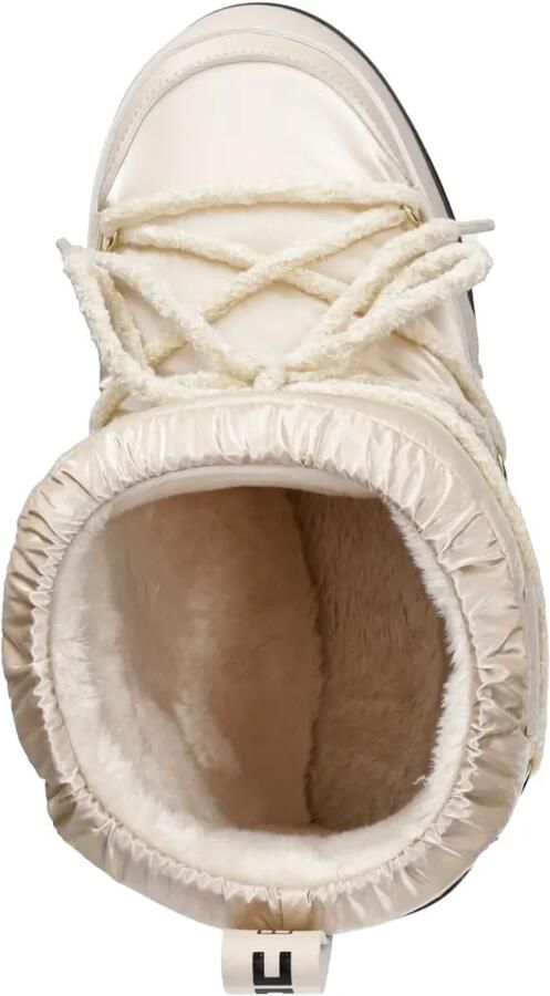 Elisabetta Franchi La Mia Bambina Laarzen met logopatch Beige - Foto 4