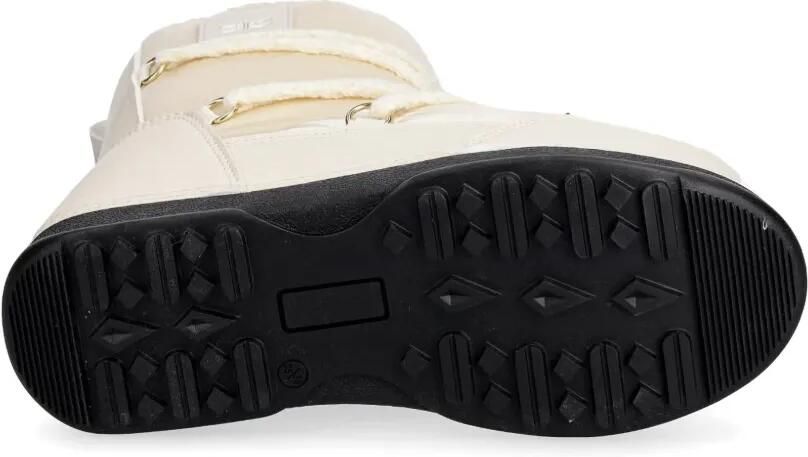 Elisabetta Franchi La Mia Bambina Laarzen met logopatch Beige - Foto 5