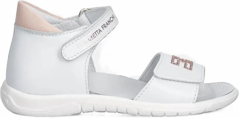 Elisabetta Franchi La Mia Bambina logo-embellished sandals Wit - Foto 4