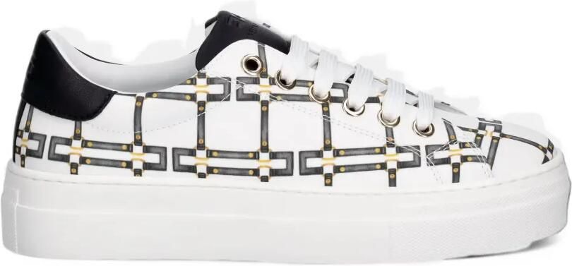 Elisabetta Franchi La Mia Bambina patterned sneakers Wit - Foto 3