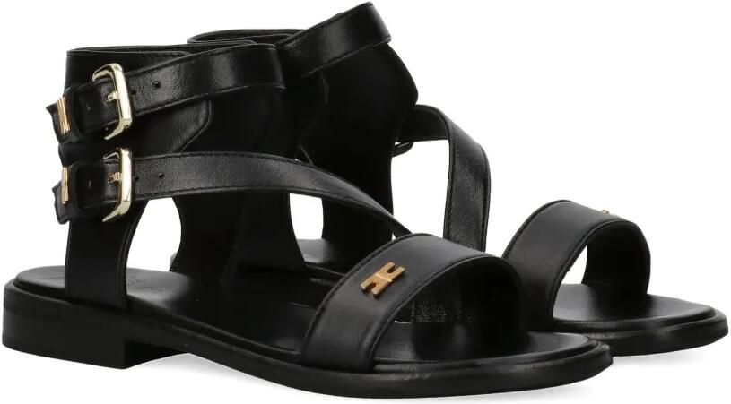 Elisabetta Franchi La Mia Bambina Sandalen met gespbandje Zwart