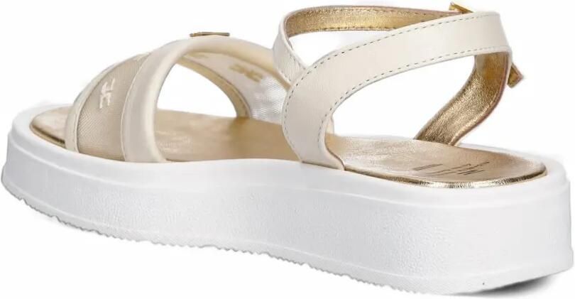 Elisabetta Franchi La Mia Bambina Sandalen met logobandje Beige - Foto 3