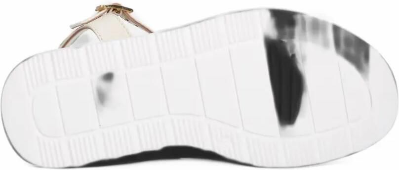 Elisabetta Franchi La Mia Bambina Sandalen met logobandje Beige - Foto 5