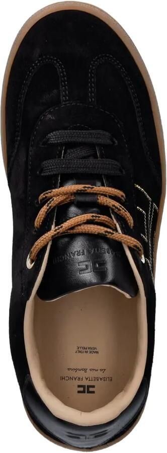 Elisabetta Franchi La Mia Bambina Sneakers met geborduurd logo Zwart - Foto 3