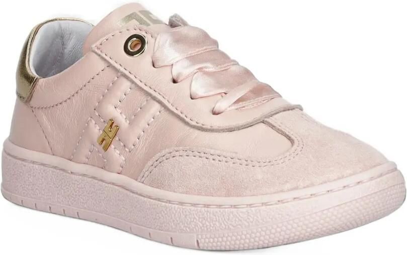 Elisabetta Franchi La Mia Bambina Sneakers met logodetail Roze