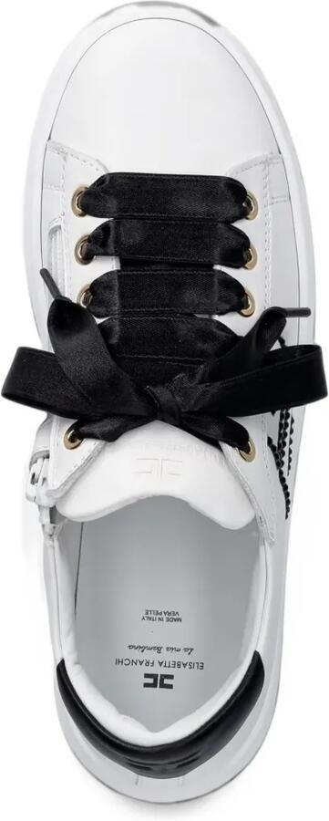 Elisabetta Franchi La Mia Bambina Sneakers met logodetail Wit - Foto 3
