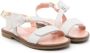 Elisabetta Franchi La Mia Bambina Sandalen met logoplakkaat Wit - Thumbnail 1