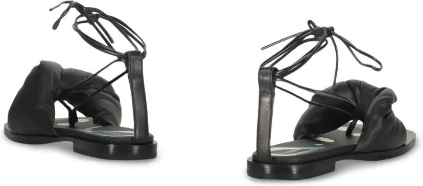 Ellery Geknoopte sandalen met veters Zwart - Foto 2