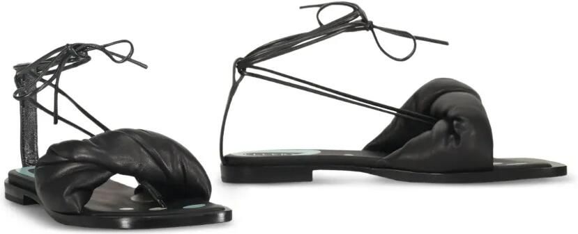 Ellery Geknoopte sandalen met veters Zwart - Foto 3