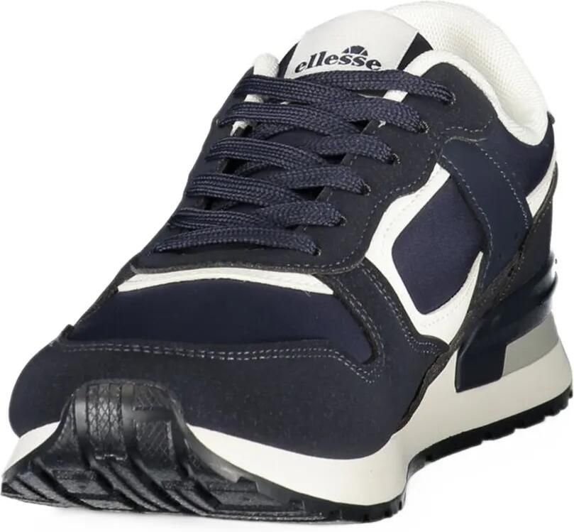 Ellesse logo-patch panelled sneakers Blauw - Foto 2