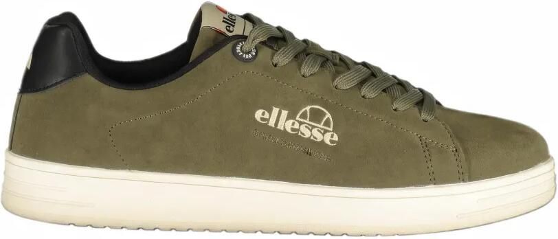 Ellesse logo-print lace-up sneakers Groen