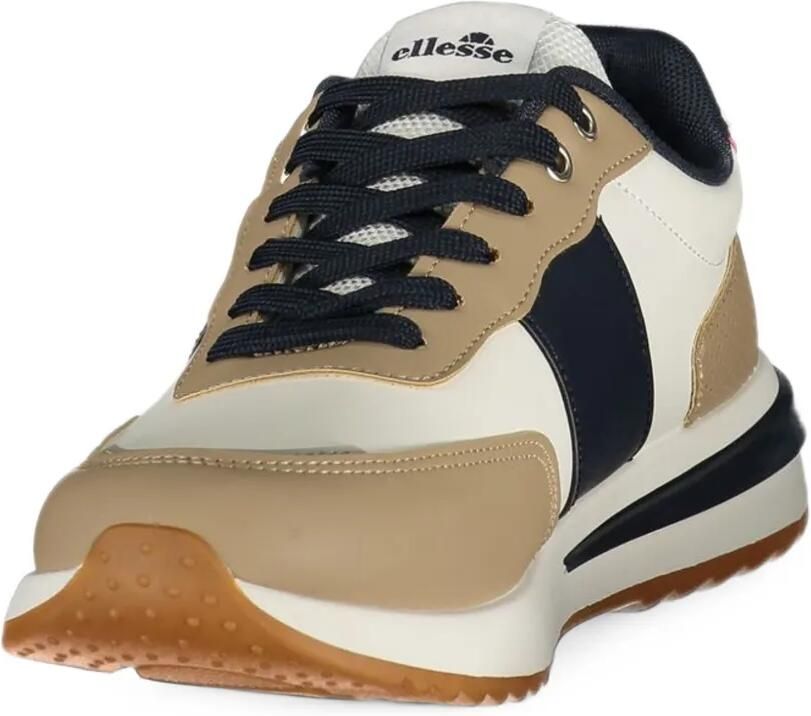 Ellesse logo-print panelled sneakers Beige - Foto 2