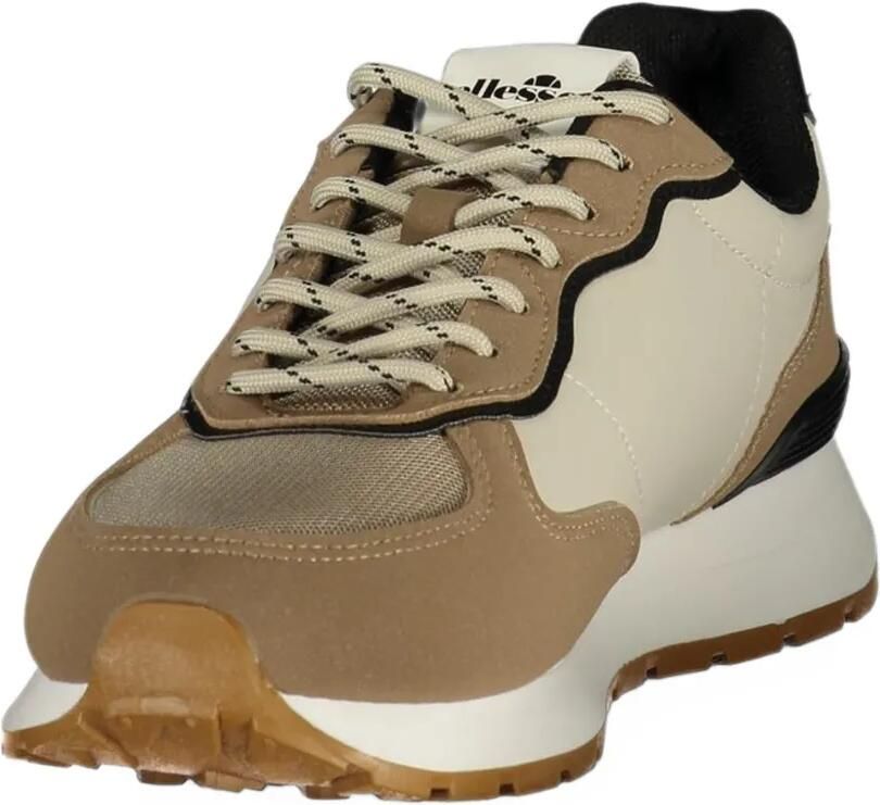 Ellesse logo-print panelled sneakers Beige - Foto 2