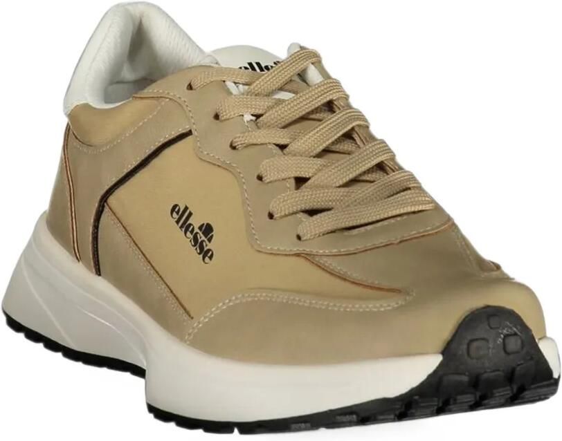 Ellesse logo-print panelled sneakers Beige - Foto 3