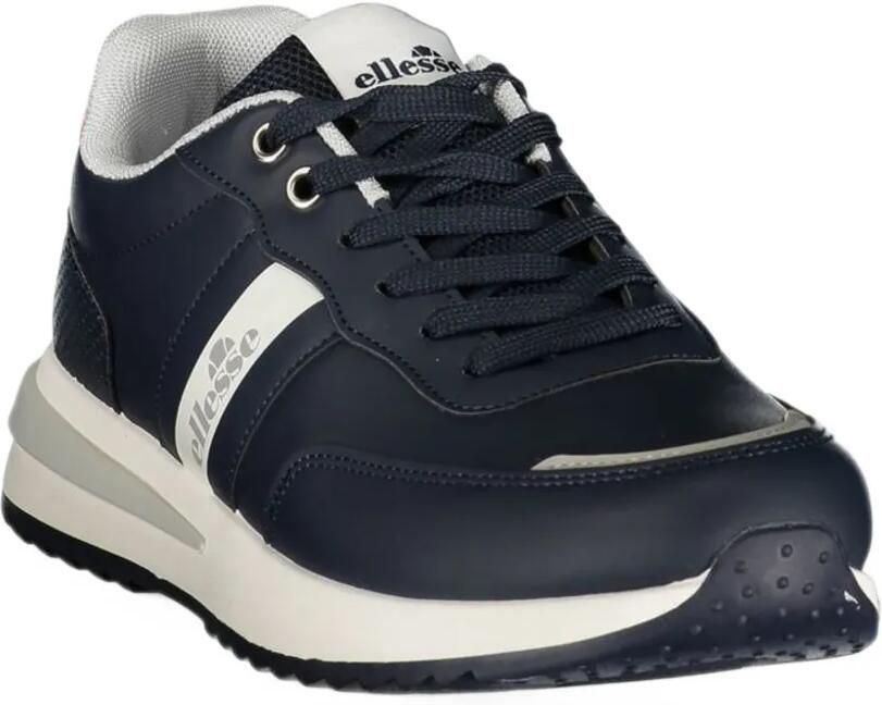 Ellesse logo-print panelled sneakers Blauw - Foto 3