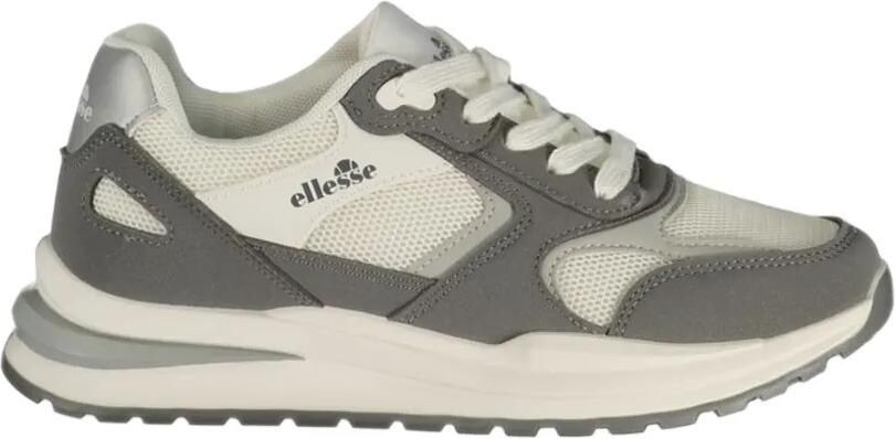 Ellesse logo-print panelled sneakers Grijs