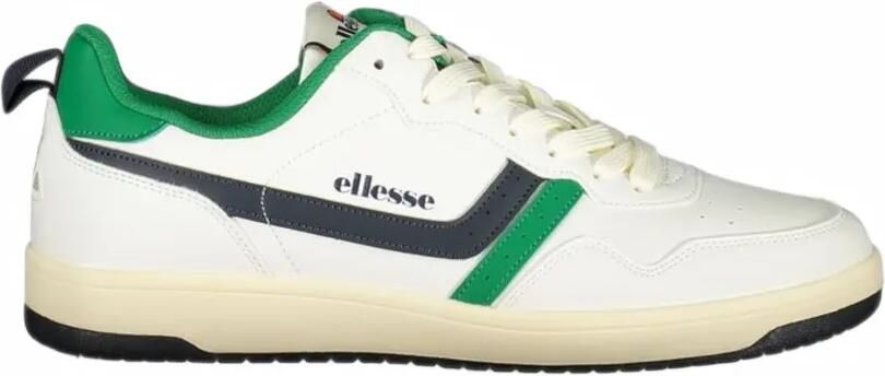 Ellesse logo-print panelled sneakers Wit