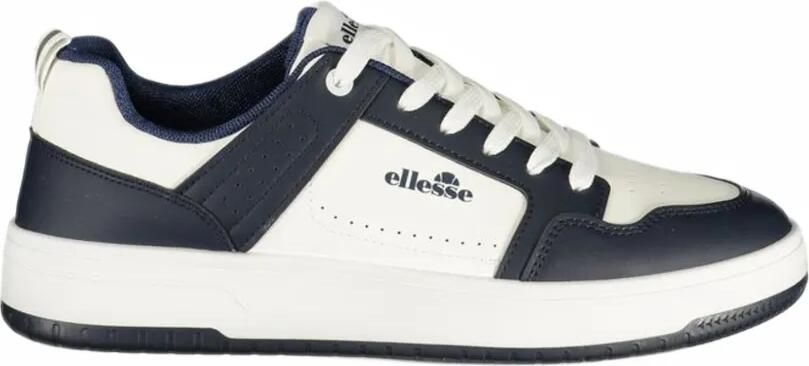 Ellesse logo-print panelled sneakers Wit